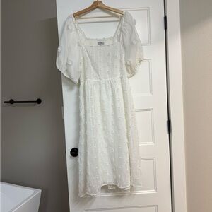White 1xl dress